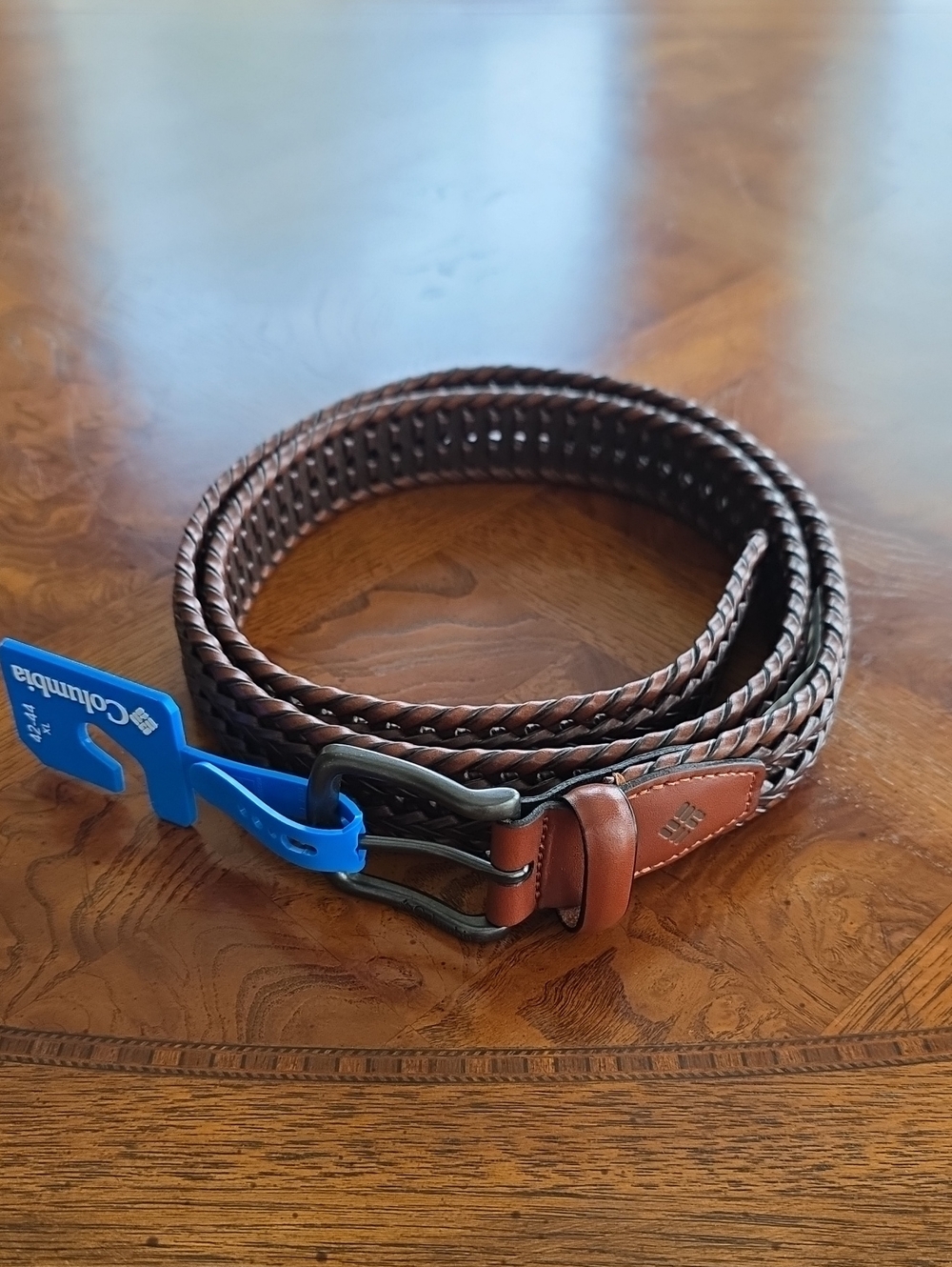 Columbia Hand Laced Belt Men’s Size XL 42-44 Brown - NEW